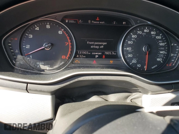 2017 Audi A4 Premium with VIN WAUGNAF40HN002939, listed as a Copart auction lot 45175745 with 131,903 mi miles and Salvage Title. Bid and sale history available at carsss.com. Image 9.