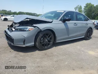 2025 Honda Civic Sport with VIN 2HGFE2F57SH522456, listed as a Copart auction lot 54850685 with 5,830 mi miles and Salvage title. Bid and sale history available at DreamBid. Image 1.