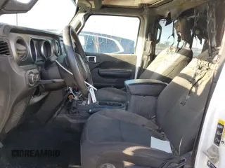 2023 Jeep Gladiator Sport S with VIN 1C6HJTAG4PL528847, listed as a Copart auction lot 64470375 with 36,177 mi miles and Salvage title. Bid and sale history available at DreamBid. Image 7.
