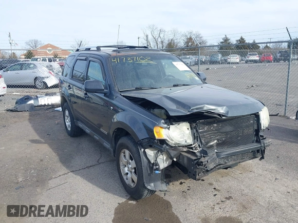 2008 Ford Escape Limited with VIN 1FMCU94108KA71185, listed as a IAAI auction lot 41737102 with 224,666 mi miles. Bid and sale history available at carsss.com. Image 6.