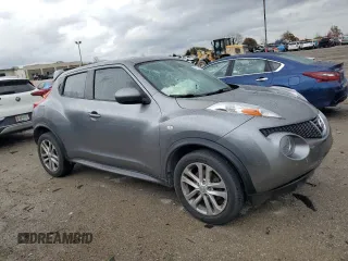 2014 Nissan Juke SV with VIN JN8AF5MV6ET360017, listed as a Copart auction lot 78751714 with Not Provided miles and Salvage Title. Bid and sale history available at DreamBid. Image 4.