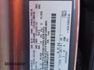 2021 Ford F-150 XL с VIN 1FTFW1E59MFC21571, выставлен на аукционе Copart как лот 50137835 с пробегом 16 887 миль миль и Списание • Salvage title. История ставок и продаж доступна на DreamBid. Изображение 12.
