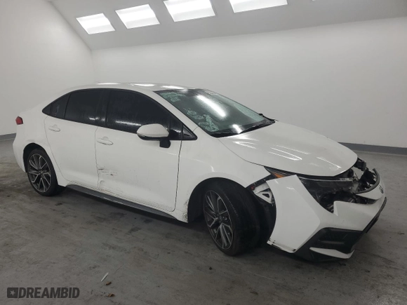 2021 Toyota Corolla SE with VIN 5YFS4MCE6MP080976, listed as a Copart auction lot 48198615 with 0 mi miles and Salvage Title. Bid and sale history available at carsss.com. Image 4.