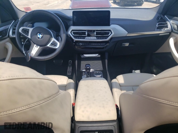 2024 BMW X3 xDrive30i z VIN 5UX53DP03R9U49903, wystawiony jako Copart lot #53373785 z przebiegiem 15 944 mil mil oraz Szkoda całkowita • Salvage title. Historia ofert i sprzedaży dostępna na DreamBid. Obrazek 8.