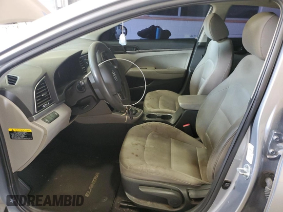 2017 Hyundai Elantra SE with VIN 5NPD74LFXHH135344, listed as a Copart auction lot 66132775 with 129,758 mi miles and Clean title. Bid and sale history available at DreamBid. Image 7.
