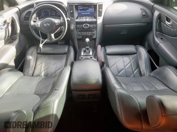 2017 Infiniti QX70 z VIN JN8CS1MU2HM143356, wystawiony jako Copart lot #48197395 z przebiegiem 128 576 mil mil oraz Szkoda całkowita • Salvage title. Historia ofert i sprzedaży dostępna na DreamBid. Obrazek 8.