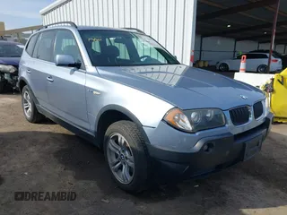 2004 BMW X3 3.0i with VIN WBXPA93414WC31951, listed as a IAAI auction lot 41818883 with 181,823 mi miles. Bid and sale history available at carsss.com. Image 1.