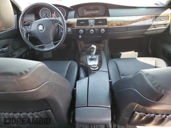 2008 BMW 5 Series 535i with VIN WBANW13598CZ78747, listed as a Copart auction lot 49509935 with 187,143 mi miles and Salvage Title. Bid and sale history available at carsss.com. Image 8.