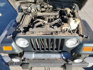 2002 Jeep Wrangler Sahara with VIN 1J4FA59SX2P749398, listed as a Copart auction lot 80524844 with 92,300 mi miles and Clean Title. Bid and sale history available at carsss.com. Image 11.