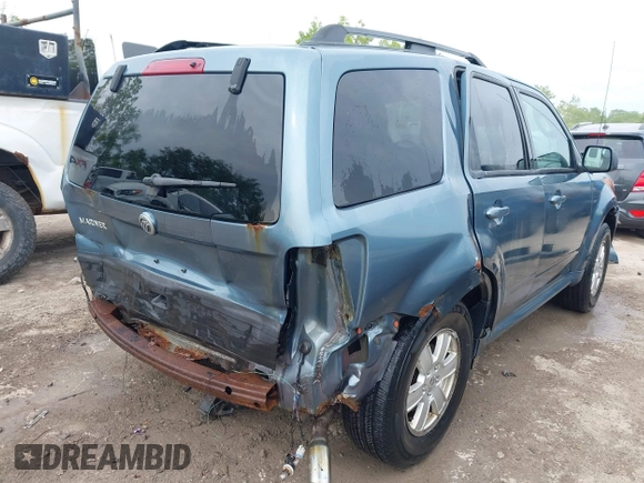 2010 Mercury Mariner with VIN 4M2CN8B72AKJ13326, listed as a IAAI auction lot 42284718 with 189,505 mi miles and . Bid and sale history available at DreamBid. Image 4.