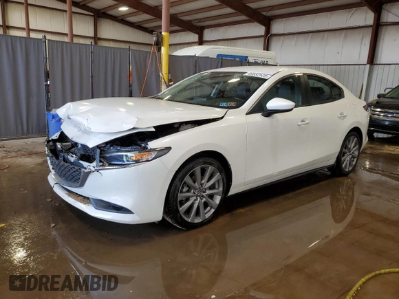 2021 Mazda 3 Select with VIN JM1BPABLXM1339558, listed as a Copart auction lot 49332525 with 48,220 mi miles and Salvage Title. Bid and sale history available at DreamBid. Image 1.