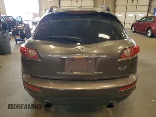2008 Infiniti FX with VIN JNRAS08W28X210206, listed as a Copart auction lot 55919345 with 186,927 mi miles and Salvage title. Bid and sale history available at DreamBid. Image 6.
