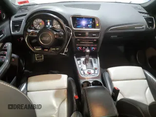 2017 Audi SQ5 Prestige with VIN WA1VCAFP9HA059832, listed as a Copart auction lot 41493775 with 162,554 mi miles and Salvage Title. Bid and sale history available at carsss.com. Image 8.