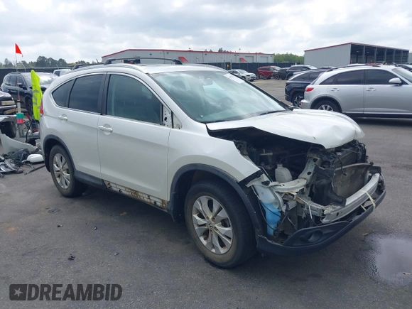 2014 Honda CR-V EX-L with VIN 5J6RM3H71EL028727, listed as a IAAI auction lot 41917935 with 140,845 mi miles and . Bid and sale history available at carsss.com. Image 1.