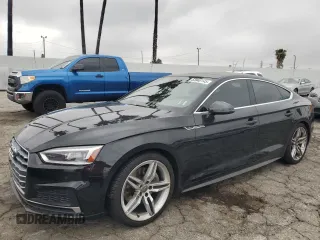 2018 Audi A5 Sportback Premium Plus с VIN WAUENCF54JA067284, выставлен на аукционе Copart как лот 53840145 с пробегом 106 030 миль миль и Чистый • Clean title. История ставок и продаж доступна на DreamBid. Изображение 1.