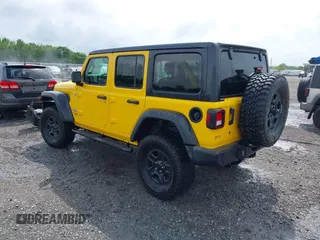 2018 Jeep Wrangler Unlimited Sport z VIN 1C4HJXDN9JW332273, wystawiony jako IAAI lot #42081234 z przebiegiem 94 884 mil mil oraz . Historia ofert i sprzedaży dostępna na DreamBid. Obrazek 3.