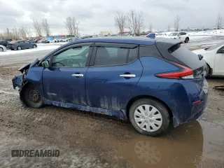 2018 Nissan LEAF S with VIN 1N4AZ1CP4JC305063, listed as a Copart auction lot 49671435 with 128,514 mi miles and Salvage Title. Bid and sale history available at DreamBid. Image 2.