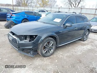 2018 Audi allroad Prestige with VIN WA19NAF41JA048945, listed as a IAAI auction lot 41686949 with 104,340 mi miles. Bid and sale history available at carsss.com. Image 2.