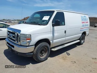 2013 Ford Econoline Cargo Commercial with VIN 1FTNE2EW2DDA31328, listed as a IAAI auction lot 42562164 with 133,729 mi miles and . Bid and sale history available at DreamBid. Image 2.