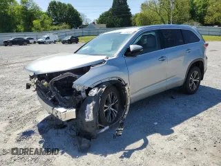 2016 Toyota Highlander XLE z VIN 5TDJKRFH1GS304526, wystawiony jako Copart lot #53499635 z przebiegiem 158 190 mil mil oraz Szkoda całkowita • Salvage title. Historia ofert i sprzedaży dostępna na DreamBid. Obrazek 1.