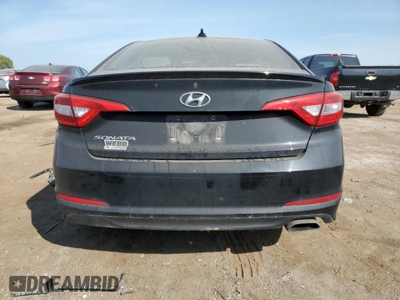 2015 Hyundai Sonata SE with VIN 5NPE24AF0FH079594, listed as a Copart auction lot 86832224 with Not Provided miles and Non Repairable. Bid and sale history available at DreamBid. Image 6.
