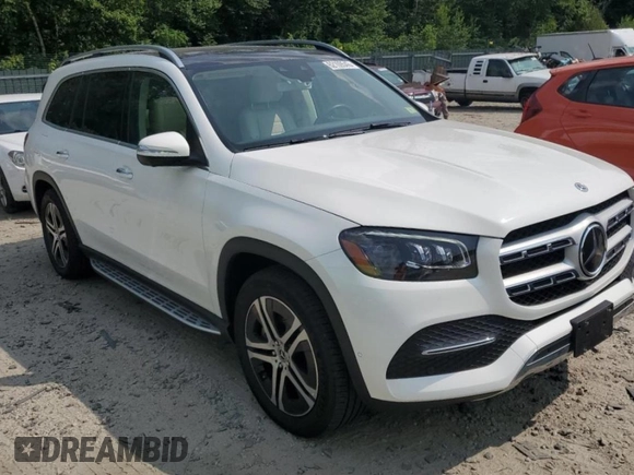 2020 Mercedes-Benz GLS with VIN 4JGFF5KE6LA273453, listed as a Copart auction lot 62109543 with 50,835 mi miles. Bid and sale history available at carsss.com. Image 4.