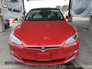 2017 Tesla Model S 100D with VIN 5YJSA1E29HF229425, listed as a Copart auction lot 54602195 with 128,886 mi miles and Salvage Title. Bid and sale history available at DreamBid. Image 5.