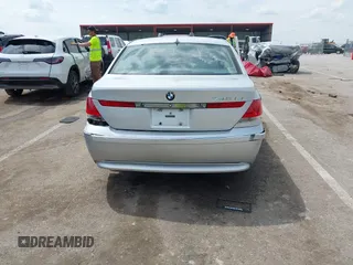 2003 BMW 7 Series 745Li with VIN WBAGN63443DR14666, listed as a IAAI auction lot 42088916 with 164,846 mi miles and . Bid and sale history available at DreamBid. Image 16.