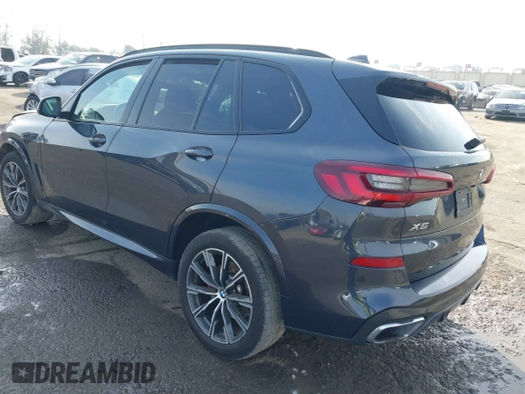 2021 BMW X5 xDrive45e with VIN 5UXTA6C00M9D24349, listed as a IAAI auction lot 41458445 with 43,116 mi miles. Bid and sale history available at carsss.com. Image 3.
