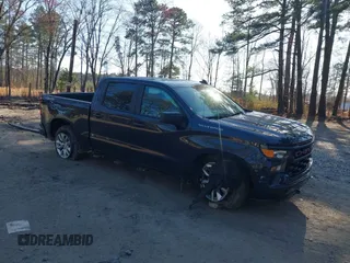 2022 Chevrolet Silverado 1500 Custom with VIN 1GCPDBEK3NZ640666, listed as a IAAI auction lot 41779220 with 31,047 mi miles. Bid and sale history available at carsss.com. Image 1.