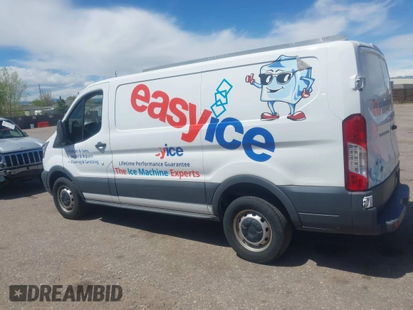 2017 Ford Transit with VIN 1FTYR1YG5HKA76216, listed as a IAAI auction lot 42147495 with 141,138 mi miles. Bid and sale history available at carsss.com. Image 14.