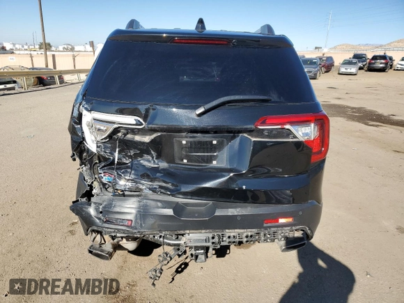 2023 GMC Acadia SLT with VIN 1GKKNMLS6PZ191836, listed as a Copart auction lot 80385554 with 23,940 mi miles and Salvage Title. Bid and sale history available at DreamBid. Image 6.
