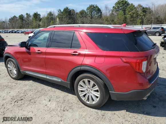 2020 Ford Explorer Limited with VIN 1FMSK7FH0LGA11712, listed as a Copart auction lot 50334395 with 103,121 mi miles and Salvage Title. Bid and sale history available at carsss.com. Image 2.