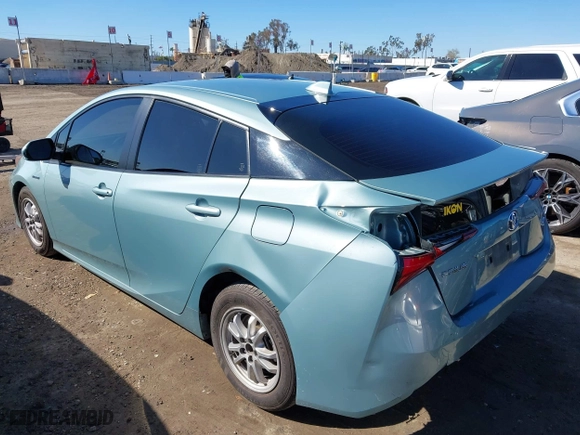 2022 Toyota Prius L Eco with VIN JTDKAMFU3N3187053, listed as a IAAI auction lot 41741417 with 152,444 mi miles. Bid and sale history available at carsss.com. Image 3.