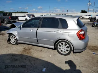 2006 Kia Spectra with VIN KNAFE161965323828, listed as a Copart auction lot 69583934 with 152,000 mi miles and Salvage Title. Bid and sale history available at carsss.com. Image 2.