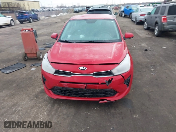 2021 Kia Rio LX with VIN 3KPA24AD2ME370063, listed as a IAAI auction lot 41696461 with 63,628 mi miles. Bid and sale history available at carsss.com. Image 12.