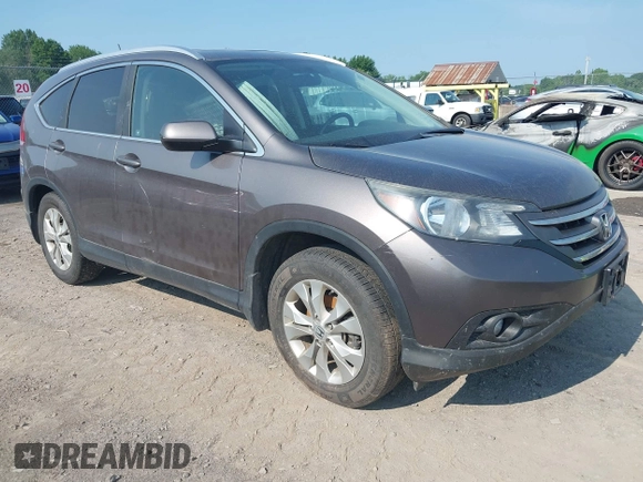 2012 Honda CR-V EX-L with VIN 5J6RM4H7XCL063785, listed as a IAAI auction lot 42601666 with Not provided miles and . Bid and sale history available at DreamBid. Image 1.