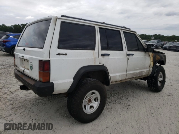 1992 Jeep Cherokee SE with VIN 1J4FJ28S1NL154354, listed as a Copart auction lot 71081634 with 0 mi miles and Salvage Title. Bid and sale history available at carsss.com. Image 3.