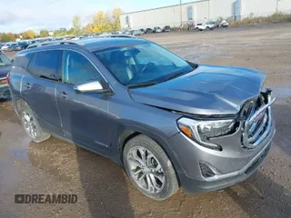2019 GMC Terrain SLT with VIN 3GKALVEXXKL154174, listed as a IAAI auction lot 40586395 with 124,011 mi miles. Bid and sale history available at carsss.com. Image 1.