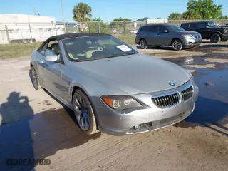 2006 BMW 6 Series 650Ci with VIN WBAEK13446CN77929, listed as a IAAI auction lot 41853425 with 133,515 mi miles. Bid and sale history available at carsss.com. Image 6.