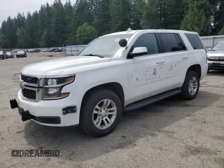 2018 Chevrolet Tahoe Commercial with VIN 1GNSKFEC8JR311270, listed as a Copart auction lot 62318745 with 109,773 mi miles and Clean title. Bid and sale history available at DreamBid. Image 1.