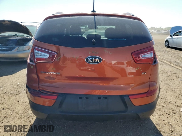 2011 Kia Sportage EX with VIN KNDPCCA25B7101455, listed as a Copart auction lot 63502445 with 93,274 mi miles and Salvage title. Bid and sale history available at DreamBid. Image 6.