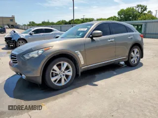 2015 Infiniti QX70 с VIN JN8CS1MW1FM481491, выставлен на аукционе Copart как лот 58841045 с пробегом 196 155 миль миль и Списание • Salvage title. История ставок и продаж доступна на DreamBid. Изображение 1.