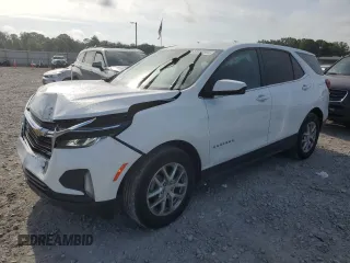 2023 Chevrolet Equinox LT с VIN 3GNAXKEG3PS182496, выставлен на аукционе Copart как лот 55550995 с пробегом 46 227 миль миль и Списание • Salvage title. История ставок и продаж доступна на DreamBid. Изображение 1.