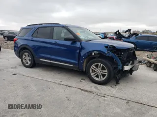 2022 Ford Explorer XLT with VIN 1FMSK7DH9NGA81828, listed as a Copart auction lot 51229085 with 66,468 mi miles and Salvage Title. Bid and sale history available at carsss.com. Image 4.