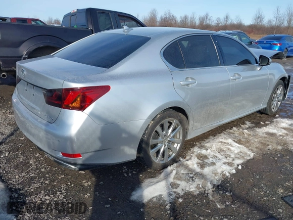 2014 Lexus GS 350 with VIN JTHCE1BLXE5022947, listed as a IAAI auction lot 41740444 with 93,801 mi miles. Bid and sale history available at carsss.com. Image 4.