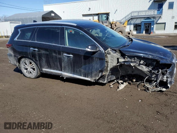 2017 Infiniti QX60 with VIN 5N1DL0MM0HC516015, listed as a Copart auction lot 50875255 with 0 mi miles and Salvage Title. Bid and sale history available at carsss.com. Image 4.