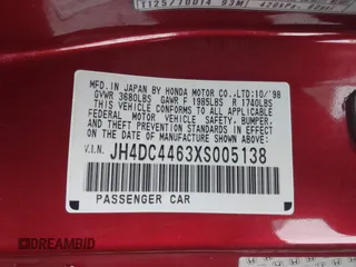 1999 Acura Integra GS with VIN JH4DC4463XS005138, listed as a IAAI auction lot 42257439 with 96,544 mi miles and . Bid and sale history available at DreamBid. Image 9.