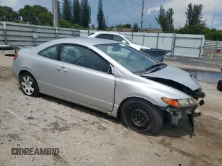 2006 Honda Civic Cpe LX with VIN 2HGFG12656H511822, listed as a Copart auction lot 68818214 with 41,005 mi miles and Salvage Title. Bid and sale history available at carsss.com. Image 4.