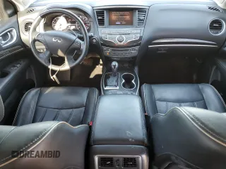 2017 Infiniti QX60 with VIN 5N1DL0MM6HC554882, listed as a Copart auction lot 54297515 with 82,996 mi miles and Salvage Title. Bid and sale history available at DreamBid. Image 8.